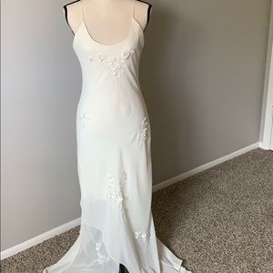 🏝Beach Wedding 👰 Beautiful Slip Dress Gown
